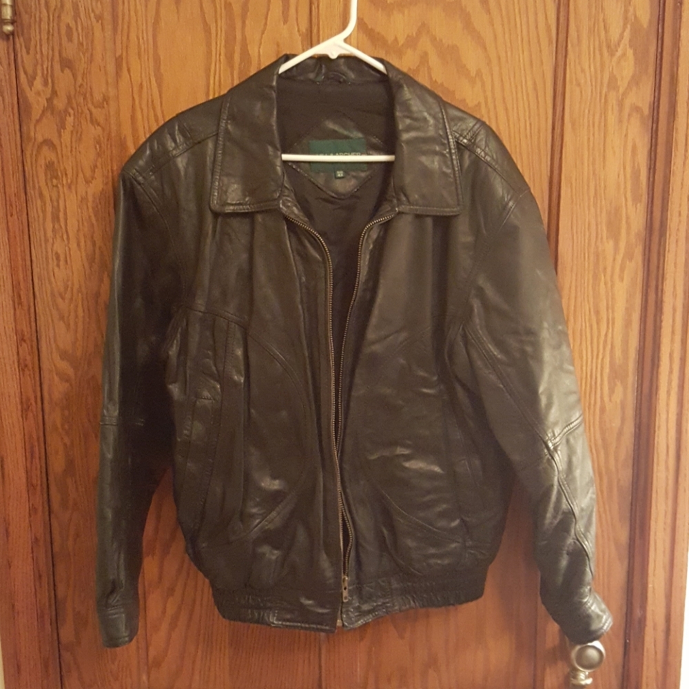 Men's leather jacket